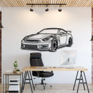DEKORACJA ścienna Obraz Samochód NISSAN GTR R35 PERSPECTIVE