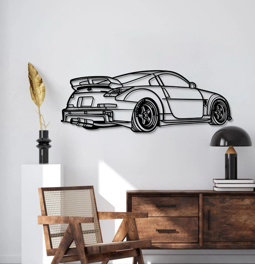 DEKORACJA ścienna Obraz Samochód NISSAN 350Z CUSTOM PERSPECTIVE