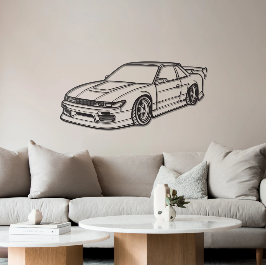 DEKORACJA ścienna Obraz Samochód NISSAN 240SX PERSPECTIVE