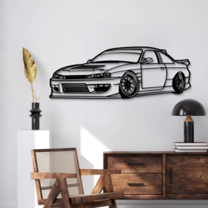 DEKORACJA ścienna Obraz Samochód NISSAN SILVIA S14 DRIFT PERSPECTIVE 1994