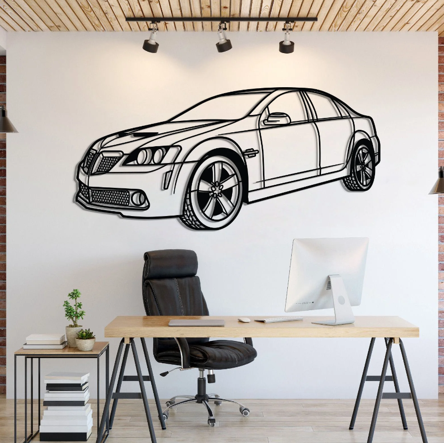 DEKORACJA ścienna Obraz Samochód PONTIAC G8 PERSPECTIVE 2009