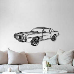 DEKORACJA ścienna Obraz Samochód PONTIAC FIREBIRD TRANS AM PERSPECTIVE 1969