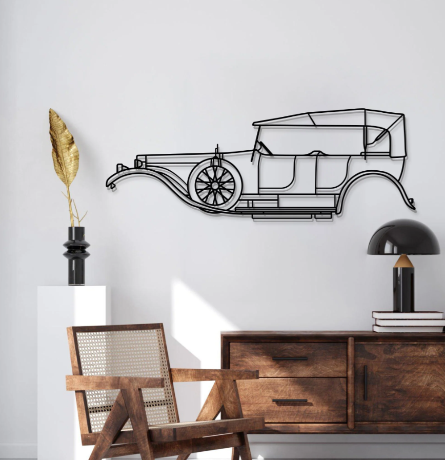 DEKORACJA ścienna Obraz Samochód ROLLS ROYCE SILVER GHOST 1907
