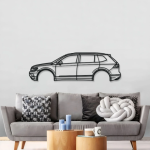 DEKORACJA ścienna Obraz Samochód VOLKSWAGEN TIGUAN 2ND GEN AD BW 2018