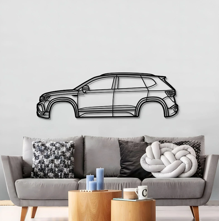 DEKORACJA ścienna Obraz Samochód VOLKSWAGEN TAOS 1ST GEN 2022