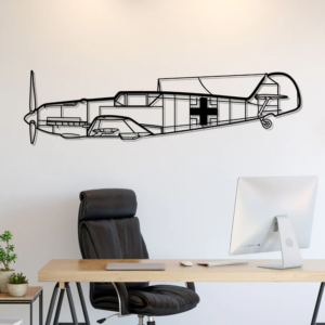 DEKORACJA ścienna Obraz Samolot BF109