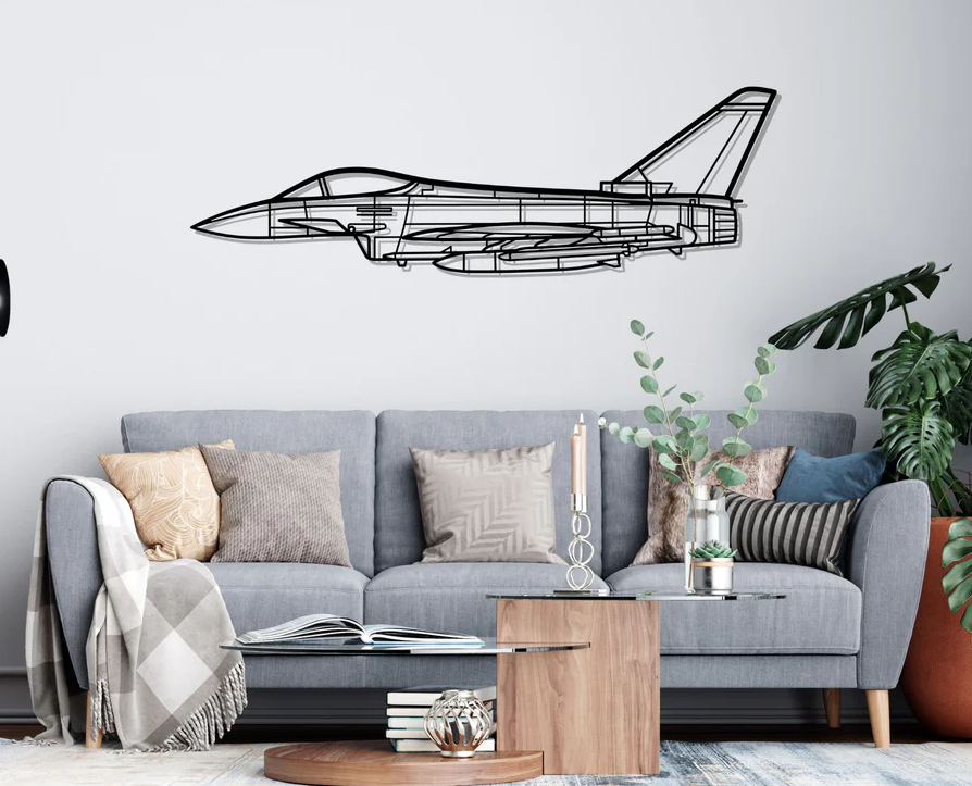 DEKORACJA ścienna Obraz Samolot EUROFIGHTER TYPHOON