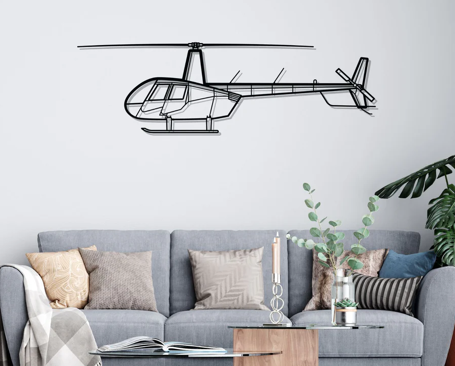 DEKORACJA ścienna Obraz Samolot R44 RAVEN II