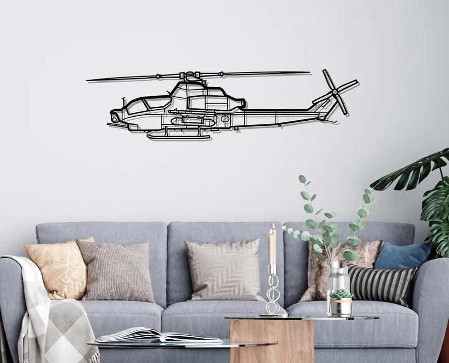 DEKORACJA ścienna Obraz Samolot AH-1Z VIPER