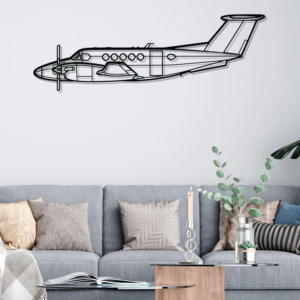 DEKORACJA ścienna Obraz Samolot KING AIR B200