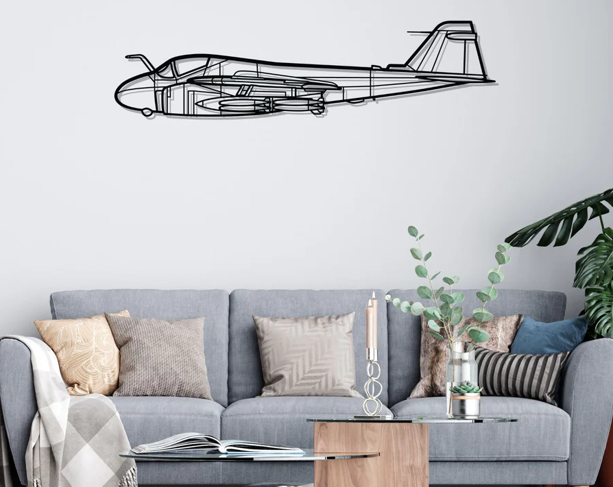 DEKORACJA ścienna Obraz Samolot A-6 INTRUDER