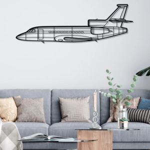 DEKORACJA ścienna Obraz Samolot FALCON 900EX
