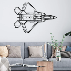 DEKORACJA ścienna Obraz Samolot F-22 RAPTOR TOP