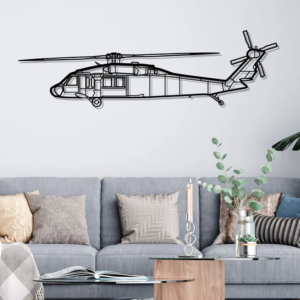 DEKORACJA ścienna Obraz UH-60L BLACK HAWK