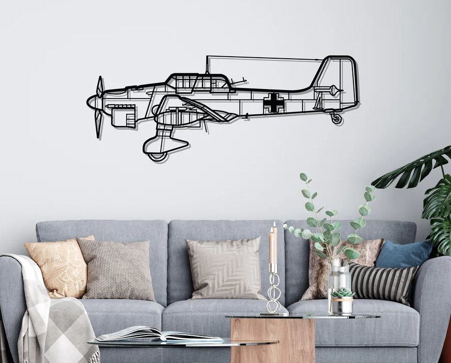 DEKORACJA ścienna Obraz STUKA JU-87