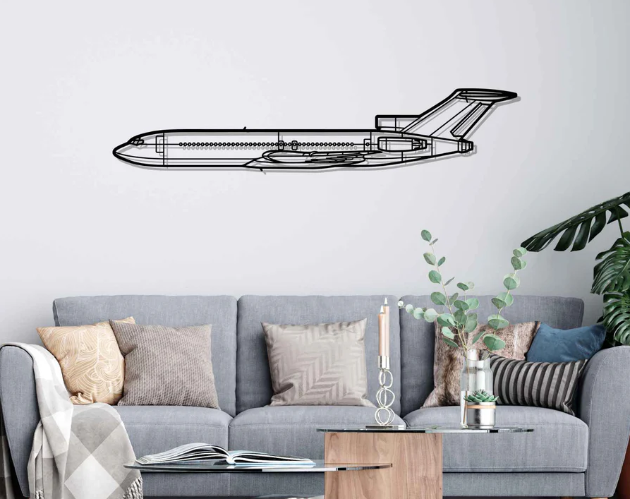 DEKORACJA ścienna Obraz BOEING 727