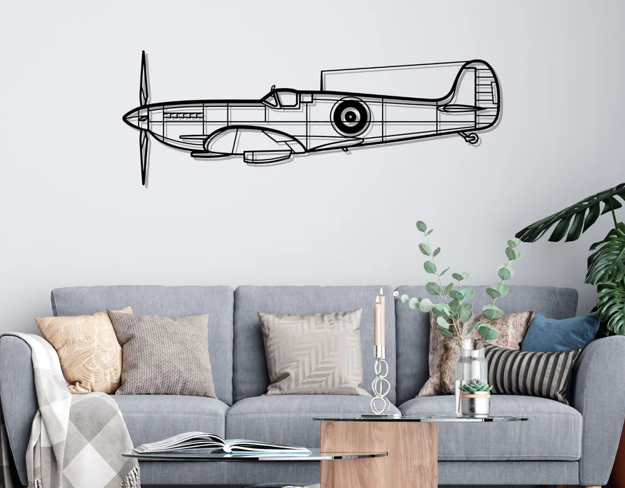 DEKORACJA ścienna Obraz SPITFIRE MK IX ALT