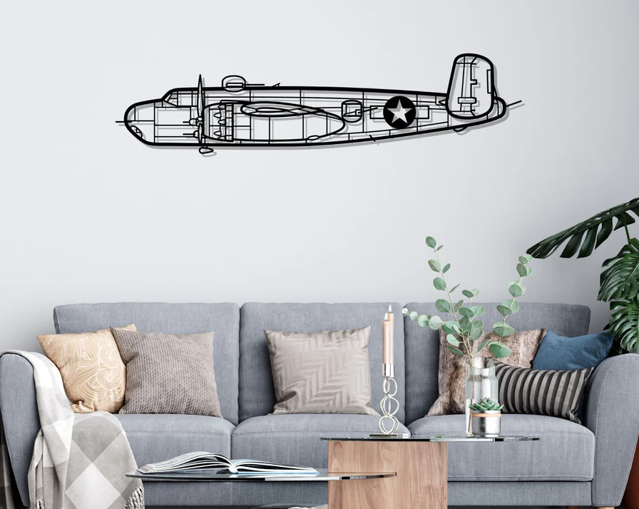 DEKORACJA ścienna Obraz B-25H