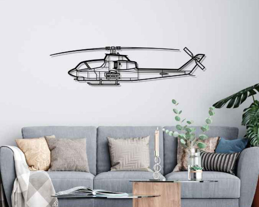 DEKORACJA ścienna Obraz AH-1 COBRA