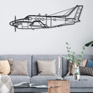 DEKORACJA ścienna Obraz KING AIR C90A