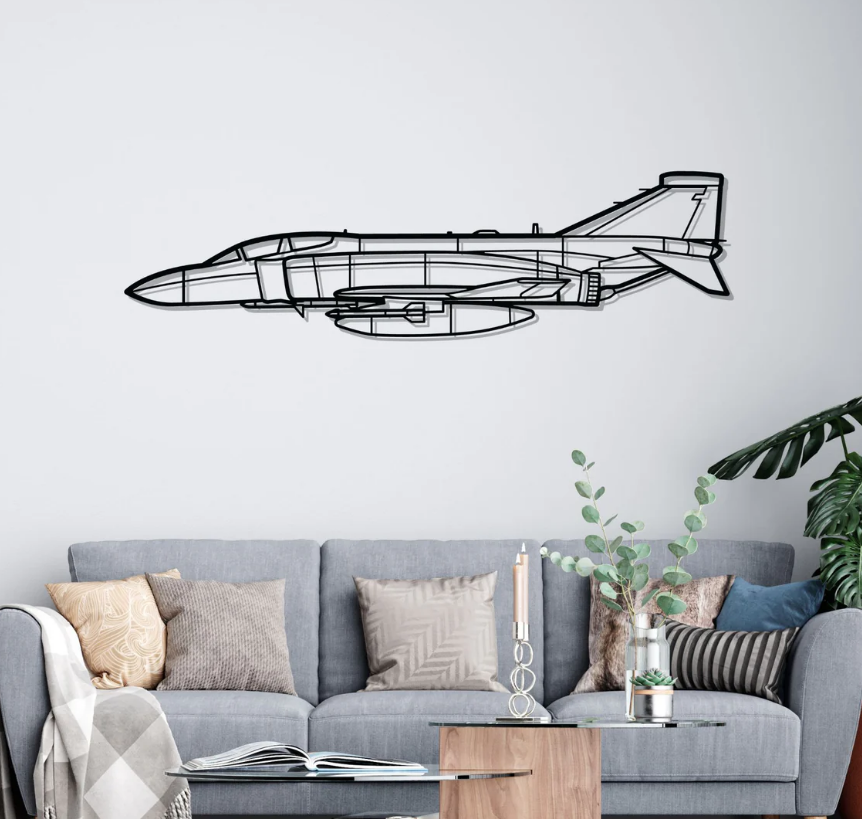 DEKORACJA ścienna Obraz RAF F-4K PHANTOM