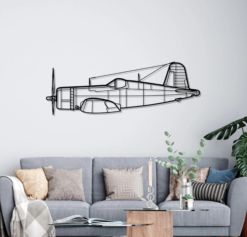 DEKORACJA ścienna Obraz F4U-1A CORSAIR