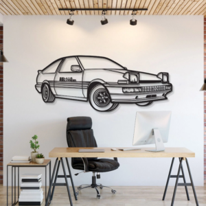 DEKORACJA ścienna Obraz Samochód TOYOTA COROLLA AE86 PERSPECTIVE