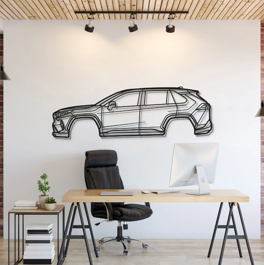 DEKORACJA ścienna Obraz Samochód TOYOTA RAV4 PRIME 5TH GEN (XA50) 2021