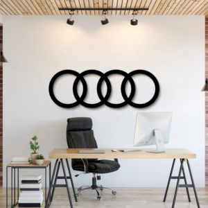 DEKORACJA ścienna Obraz Samochód AUDI LOGO
