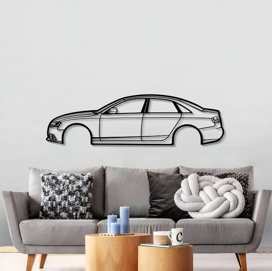 DEKORACJA ścienna Obraz Samochód AUDI A4 B8 2011