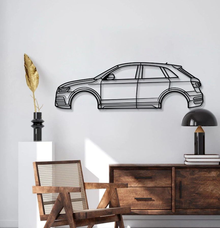 DEKORACJA ścienna Obraz Samochód AUDI Q3 2ND GEN 2019