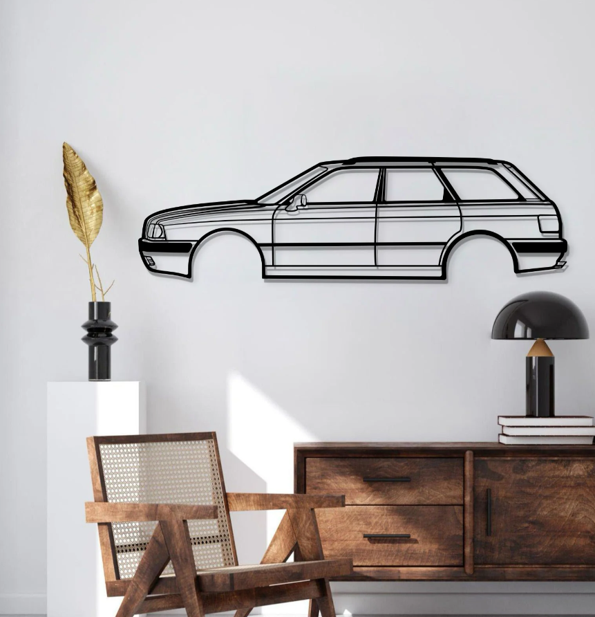DEKORACJA ścienna Obraz Samochód AUDI 80 AVANT QUATTRO 1994