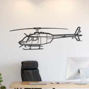 DEKORACJA ścienna Obraz Model 206 HELICOPTER