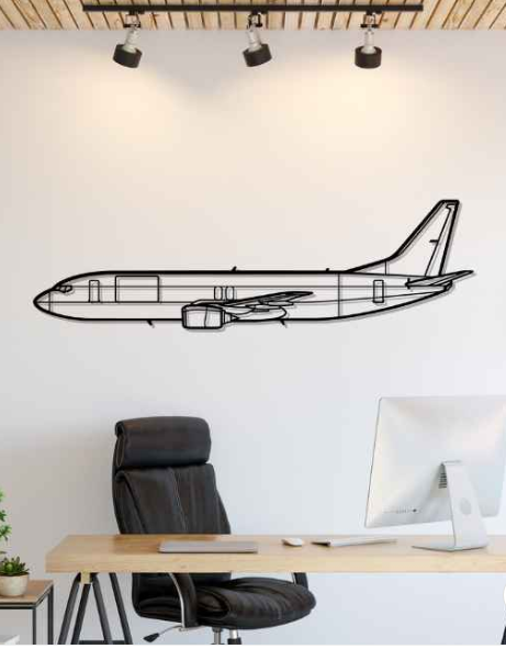 DEKORACJA ścienna Obraz Samolot 737-400F