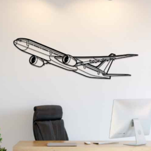 DEKORACJA ścienna Obraz Samolot 777-9 Angle