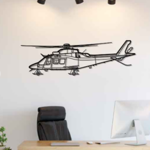 DEKORACJA ścienna Obraz Samolot AW109SP Da Vinci