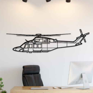 DEKORACJA ścienna Obraz Samolot AW139