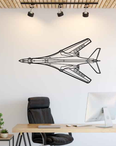 DEKORACJA ścienna Obraz Samolot B-1B Lancer Top