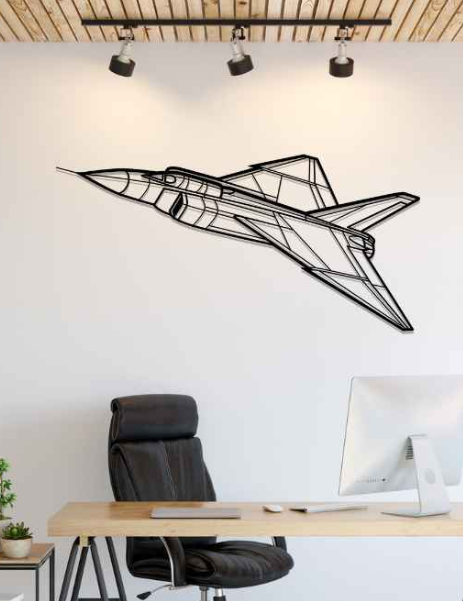 DEKORACJA ścienna Obraz Samolot CF-105 Arrow Angle