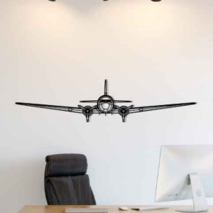 DEKORACJA ścienna Obraz Samolot DC-3 Front