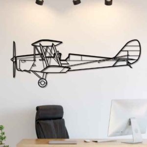 DEKORACJA ścienna Obraz Samolot DH.82 Tiger Moth