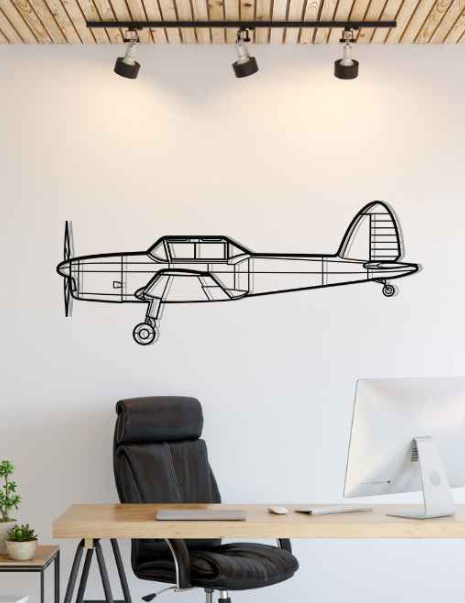 DEKORACJA ścienna Obraz Samolot DHC-1 Chipmunk