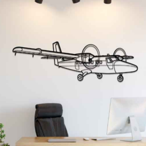 DEKORACJA ścienna Obraz Samolot DHC-6 Twin Otter Angle