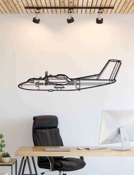 DEKORACJA ścienna Obraz Samolot DHC-7
