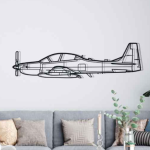 DEKORACJA ścienna Obraz Samolot EMB 314 Super Tucano