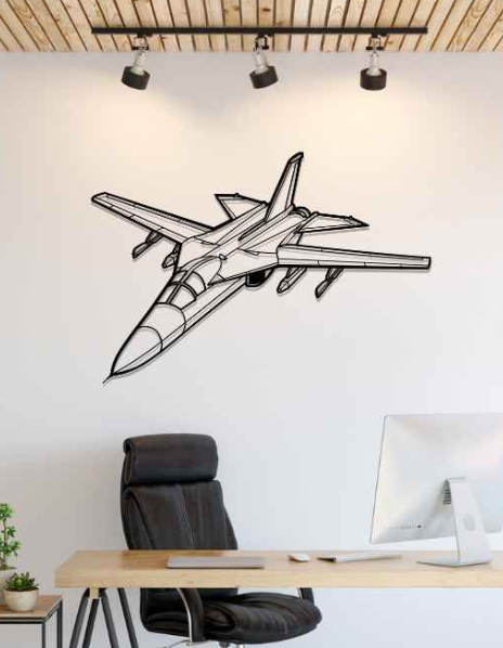 DEKORACJA ścienna Obraz Samolot F-111A Angle