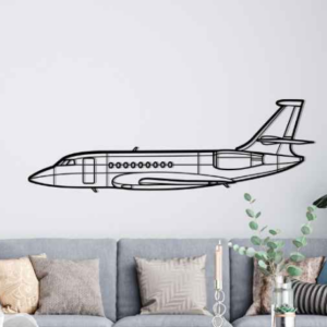 DEKORACJA ścienna Obraz Samolot Falcon 2000EX