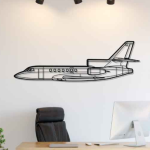 DEKORACJA ścienna Obraz Samolot Falcon 50