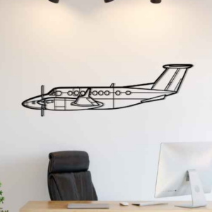 DEKORACJA ścienna Obraz Samolot King Air 350