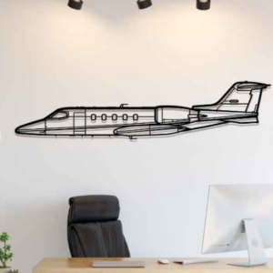 DEKORACJA ścienna Obraz Samolot Learjet 35 1989